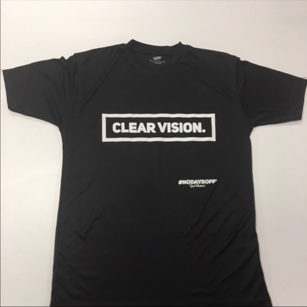 “Clear vision” Dri-fit workout shirt